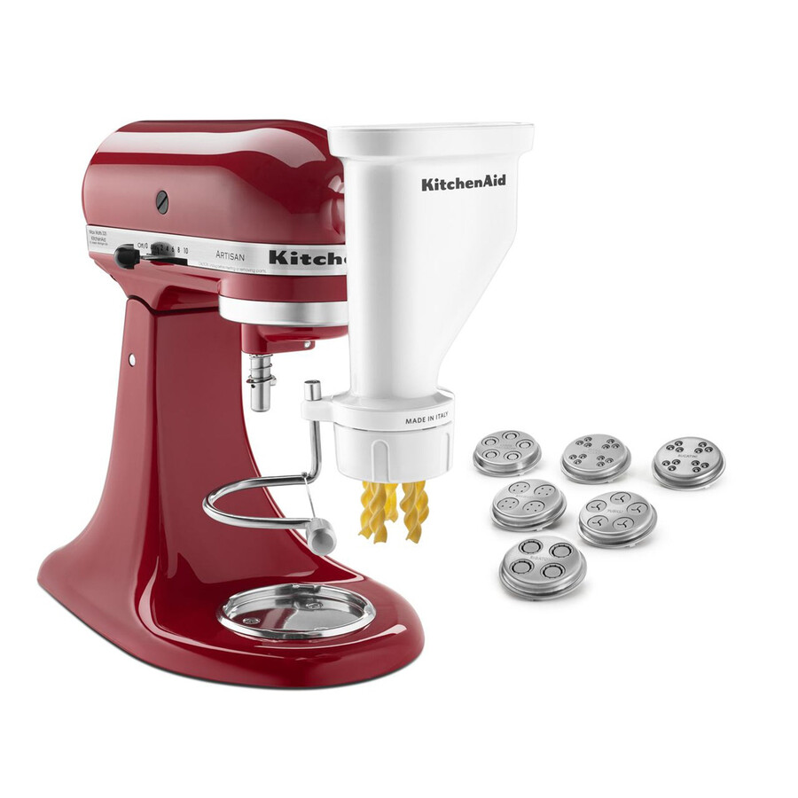accesorio de batidora de pie con prensa para pasta gourmet