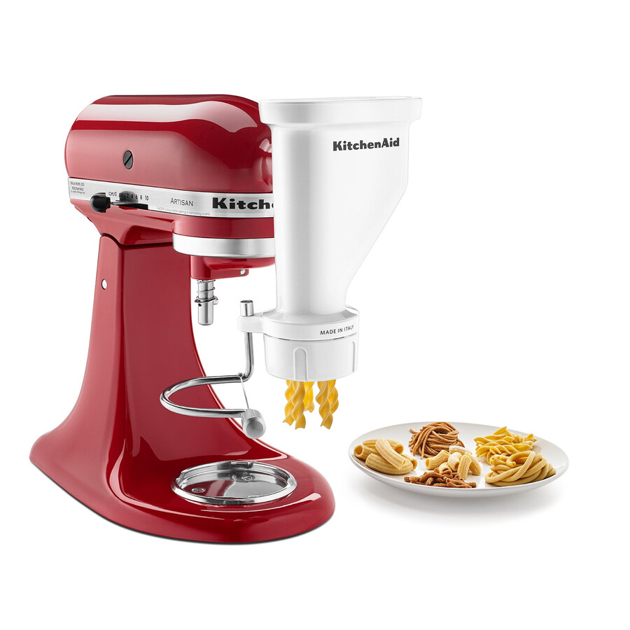 accesorio de batidora de pie con prensa para pasta gourmet