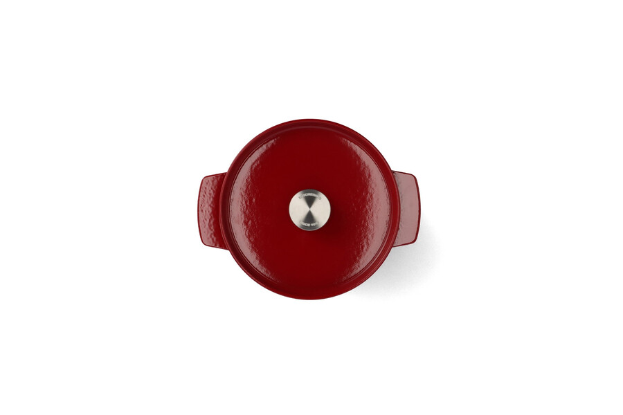 cacerola antiadherente de 26 cm con revestimiento cerámico empire red