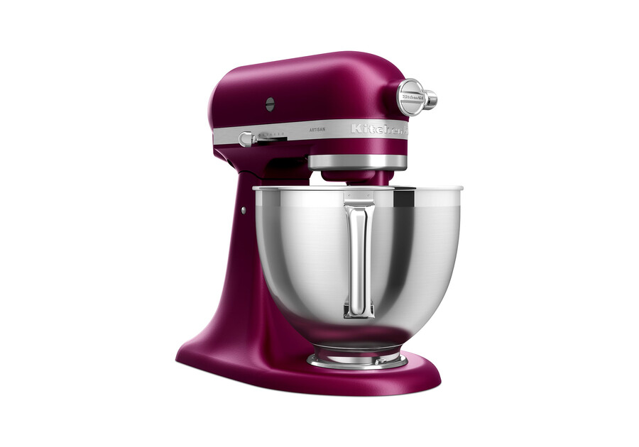 batidora de pedestal artisan con cabezal inclinable - remolacha ksm195