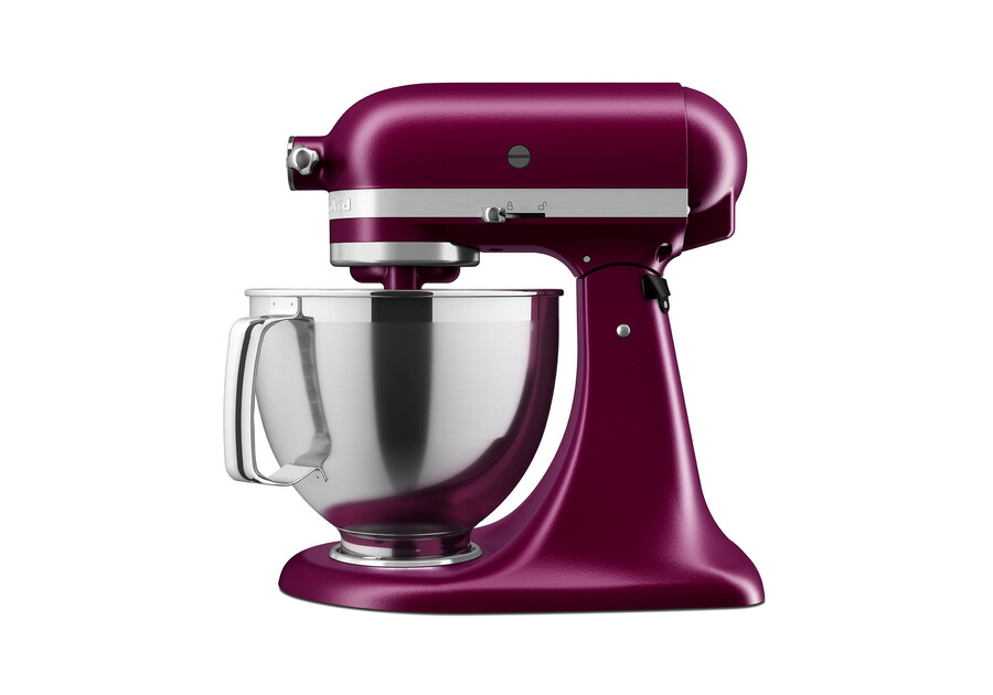 batidora de pedestal artisan con cabezal inclinable - remolacha ksm195